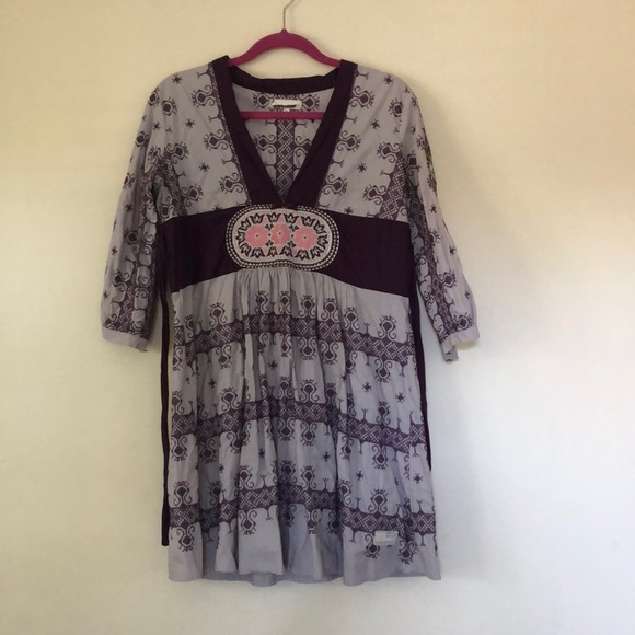 Odd Molly Dresses & Skirts - Odd Molly Uncorporated Purple Embroidered Dress